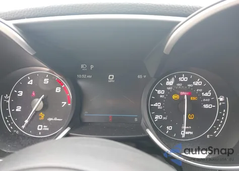 2021 Alfa Romeo Giulia Ti Rwd из США, поврежденный, VIN ZARFAMBN0M7644494